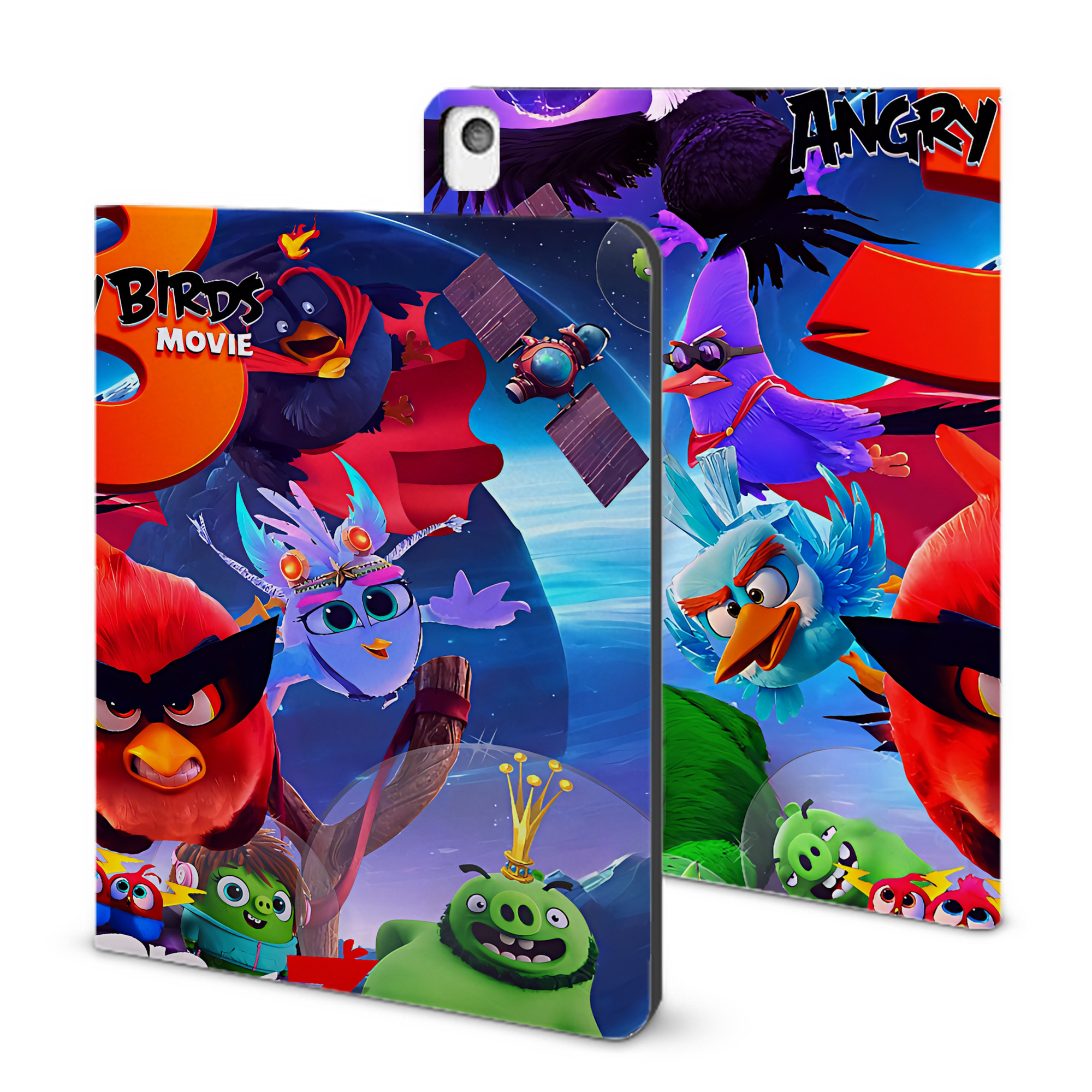 （画像用） Angry Birds アングリーバード IPadケース ペンホルダー付き ブックスタイルデザイン